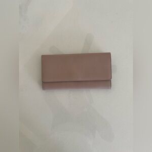 Nordstrom Tan Clutch Minimalist Design